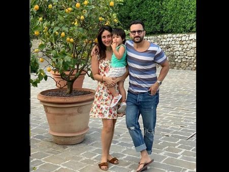Saif Ali Khan, Kareena Kapoor Khan & Taimur's Perfect Family Moment Under The Tuscany Sun Is Cute!