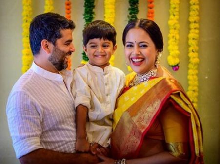 GOOD NEWS: Sameera Reddy & Akshai Varde Blessed With A Baby Girl!