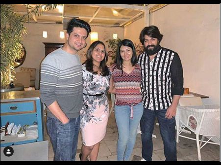 PIC! Pregnant Radhika Pandit Shows Off Her Baby Bump As She Heads Out With Yash & Family