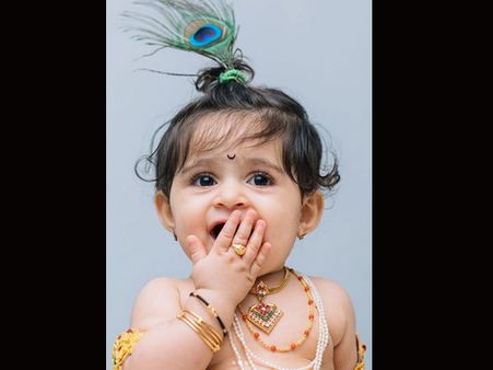 Ayra Is Stealing Fans' Hearts As Little Krishna! Radhika & Yash Reveal Their Baby's New Avatar