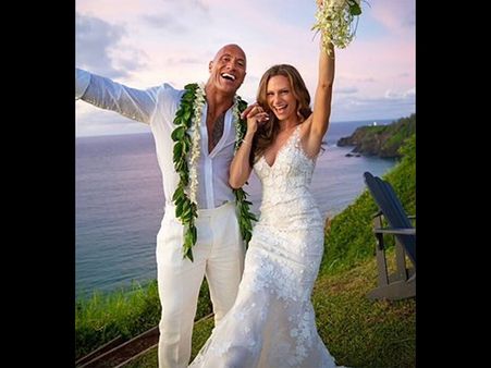 Dwayne Johnson Marries Longtime Girlfriend Lauren Hashian