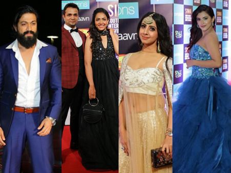Yash, Rachita Ram, Vijay Raghavendra & Other Sandalwood Stars At SIIMA 2019!