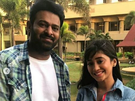 When Yeh Rishta Kya Kehlata Hai's Shivangi Joshi Met Saaho Actor Prabhas