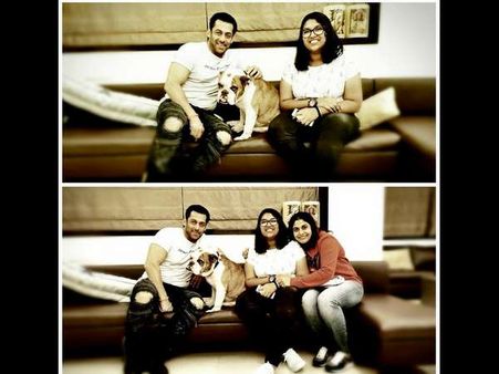 Salman Khan Meets With Sudeep & Family; Sultan Actor Wishes Pailwaan Luck! View Picture