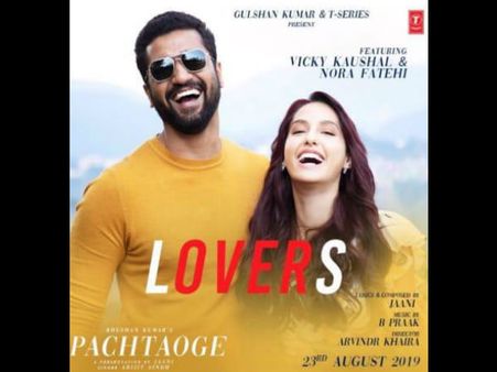 Vicky Kaushal & Nora Fatehi Are Smiling Radiantly In ‘Pachtaoge’ Poster; SEE PIC!