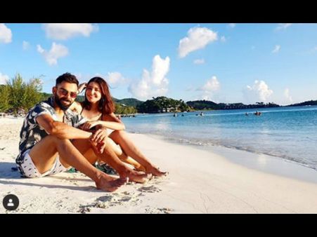 Anushka Sharma & Virat Kohli Soak Up The Sun On A Gorgeous Beach; SEE PIC!