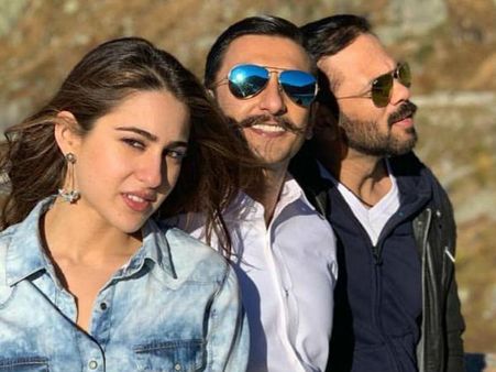 Simmba Stars Ranveer Singh & Sara Ali Khan Hail Director Rohit Shetty As The King Of Masala Films!