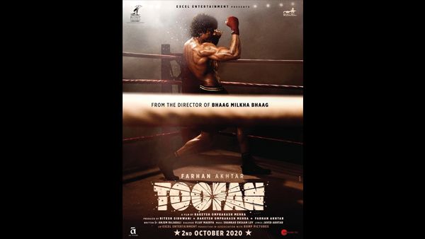 Farhan Akthar Flaunts His Muscle-Toned Body In ‘Toofan' First Look Poster
