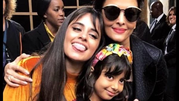 Aishwarya Rai Bachchan Strikes A Pose With Daughter Aaradhya And Senorita Fame Camila Cabello