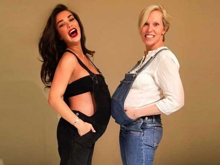 Amy Jackson Flaunts Baby Bump As She Poses For Her Pregnancy Photoshoot; See Pictures!