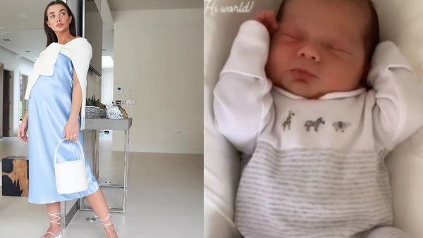 Amy Jackson's Newborn Son Says Hi To The World; Watch Video Here!