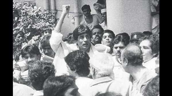 RARE VIDEO: Amitabh Bachchan Receives A Warm Welcome After Recovering From 'Coolie' Injury
