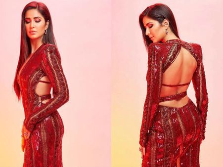 IIFA Rocks 2019: Katrina Kaif Flaunts Her Chiselled Back; Vicky Kaushal's Hot Look Steals Our Hearts