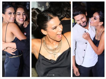 Nia Sharma Dances Like There's No Tomorrow; Ravi Dubey, Surbhi & Others Attend Her Birthday Bash