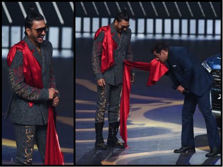 Salman Khan Pokes Fun At Ranveer Singh’s Outfit At IIFA 2019!