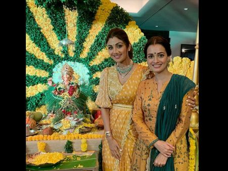 Dia Mirza Is In Awe Of Shilpa Shetty; Praises Her For Going Eco-Friendly This Ganesh Chaturthi!