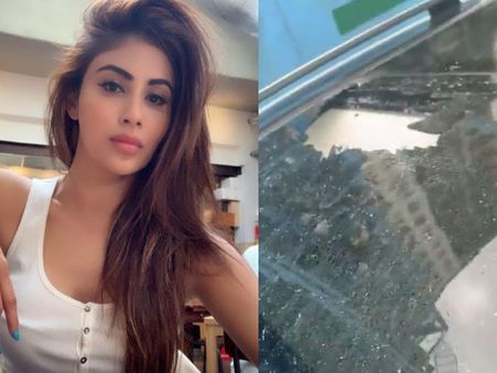 Mouni Roy Shares Video Of Her Car Damaged By Falling Rock At A Metro Site, Accuses Authorities