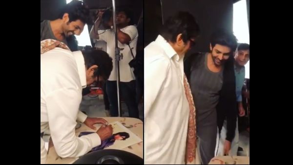 Watch: Kartik Aaryan’s Fanboy Moment With Amitabh Bachchan While Getting An Autograph