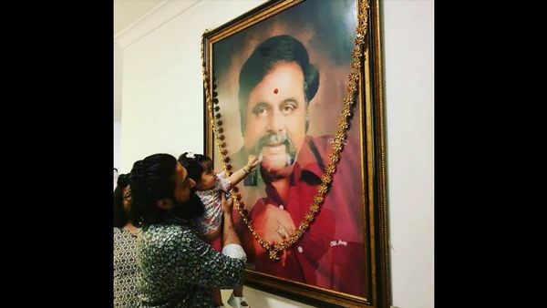 KGF Actor Yash & Radhika Pandit Visit Rebel Star's Residence; Ayra Mesmerised By Ambi's Moustache!