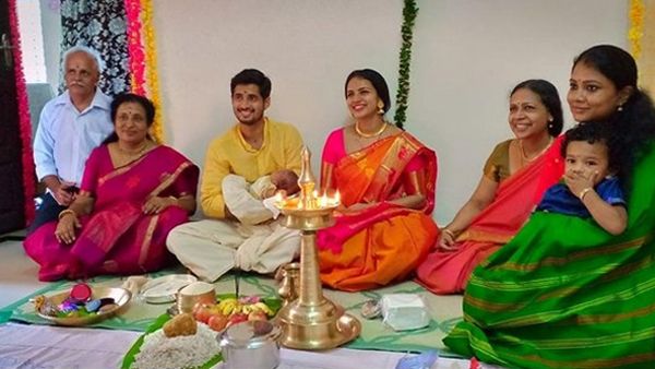 Sruthi Hariharan With Husband Ram During Daughter's Naming Ceremony; Here's The Name They've Picked!