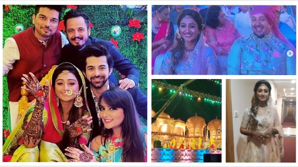 Yeh Rishta Kya Kehlata Hai’s Mohena Singh Looks Every Bit Royal At Her Mehendi & Sangeet (PICS)