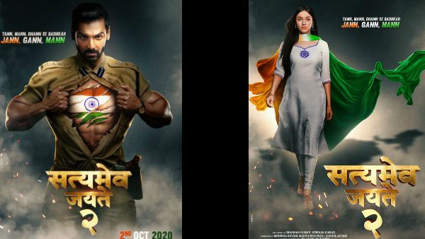Satyameva Jayate 2 Poster: John Abraham & Divya Khosla Kumar Reveal Their Patriotic Side!