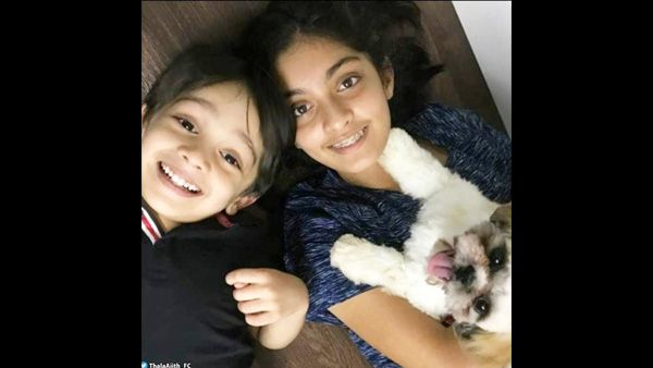 Ajith Kumar's Kids Aadvik And Anoushka In A Single Frame; It Is Simply Cuteness Personified!