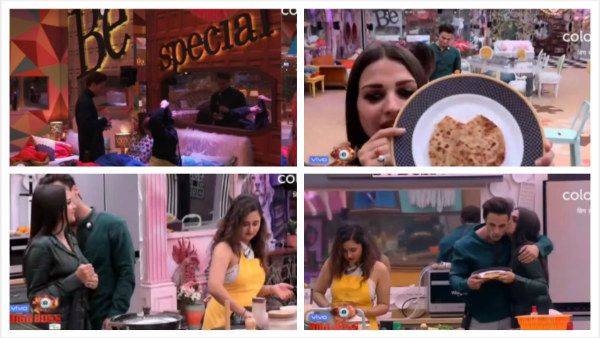 Bigg Boss 13: Asim Kisses Himanshi & Makes Heart-shaped Roti; Bigg Boss Reveals Her Fiance's Picture