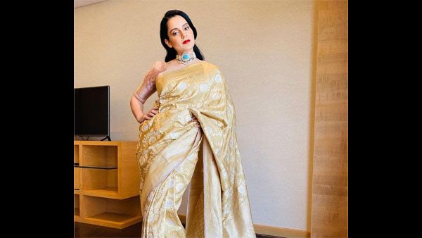 Kangana Ranaut Is A Stunner In These Pictures From Brother Aksht Ranaut's Engagement Ceremony