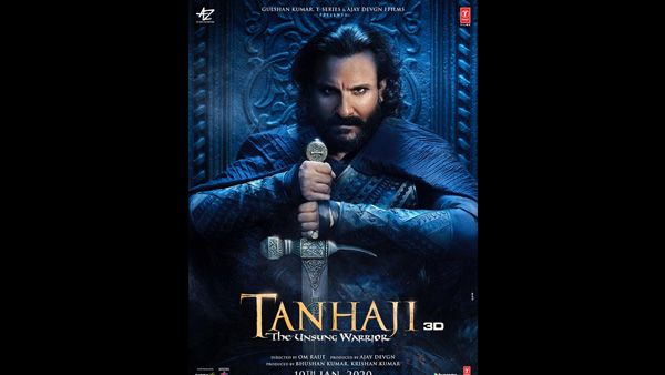 Tanhaji: The Unsung Warrior New Poster: Saif Ali Khan's Fierce Look Is Giving Us The Chills!