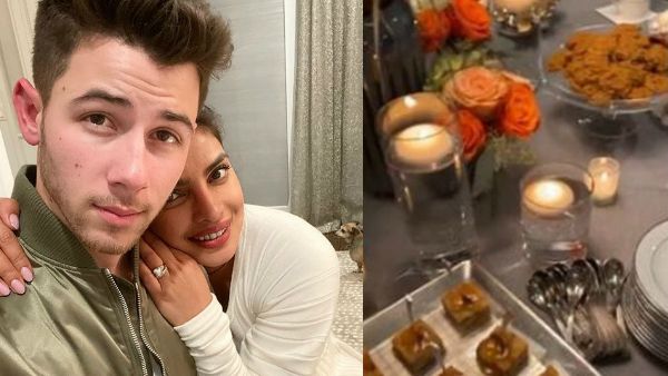 Priyanka Chopra And Nick Jonas Celebrate Thanksgiving With 'Too Much Food'; Watch Video!