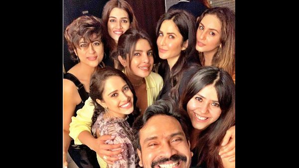 Inside Picture: Katrina Kaif And Priyanka Chopra Chill Together At Rohini Iyer's House Party!