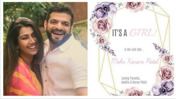 Karan Patel & Ankita Bhargava Officially Announce Their Baby Name; Thank Fans For Their Love