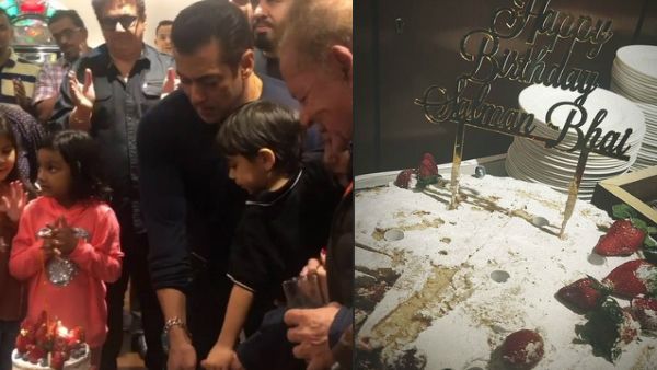 Salman Khan's Birthday Celebrations: Superstar Cuts Cake In Presence Of His Near & Dear Ones!