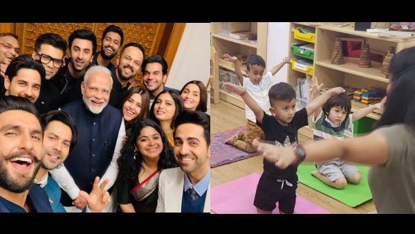 Viral Bollywood Photos Of 2019: From Bollywood's Selfie Moment With PM Modi To Taimur's Yoga Picture