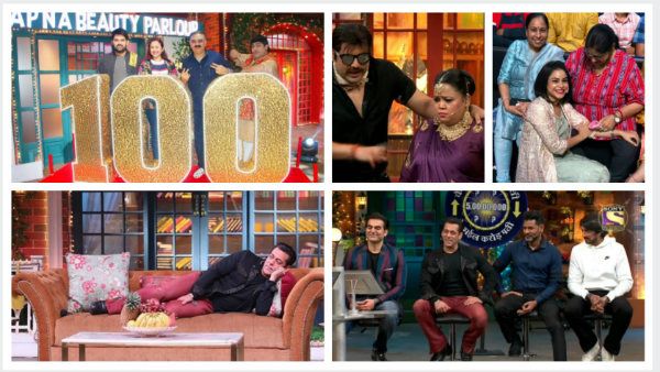 TKSS Snippets: Kapil Sharma's Mom Graces Show's 100th episode; Salman's Dabangg 3 Cast Have A Blast