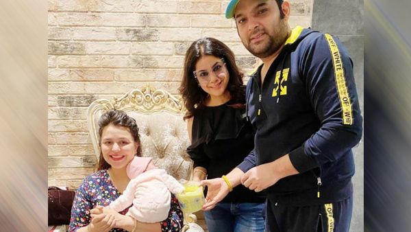 Kapil Sharma And Ginni Chatrath Get Daughter Anayra’s Hands And Feet Clay Impressions Cast