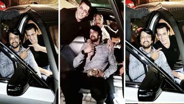 Salman Khan Gifts A BMW M5 To Kichcha Sudeep And Left The Latter All Astonished [See Pictures]