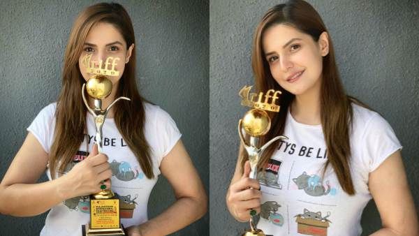 Zareen Khan Wins Best Actress For LGBTQ Film 'Hum Bhi Akele Tum Bhi Akele' At RIFF 2020