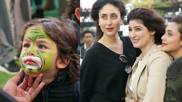 Taimur's Painted Face Is The Cutest Thing; Kareena-Rani Strike A Pose At Yash-Roohi's Birthday Bash