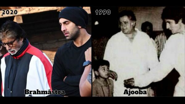 Amitabh Bachchan's Then & Now Photo With Ranbir Kapoor Is A Perfect Throwback Thursday Moment