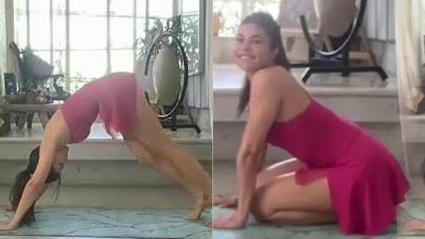 Jacqueline Fernandez Inspires Fans To Take On Yoga As Gyms Shutdown Due To Coronavirus