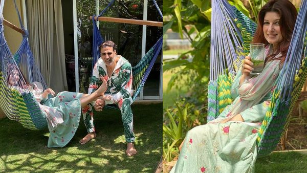 Coronavirus Lockdown: Akshay Kumar And Twinkle Khanna Chill Together In Their House Garden