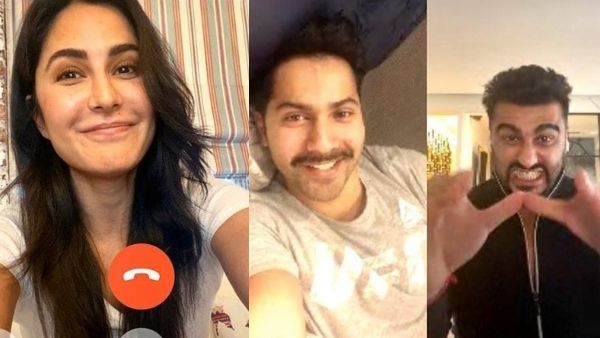 Janta Curfew: Katrina Kaif, Varun Dhawan, And Arjun Kapoor Reform Their Old Club Over A Video Call!