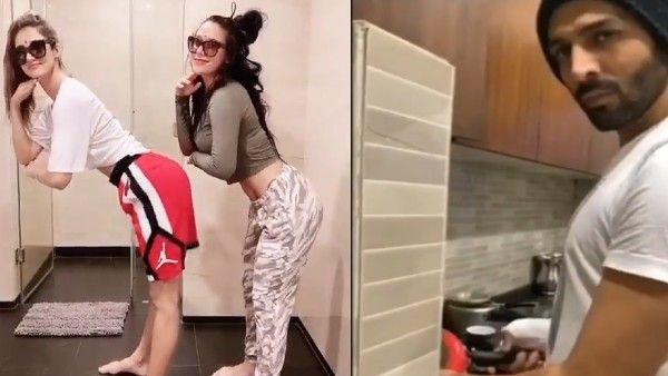 Bollywood In Self-Quarantine: Disha Patani & Krishna Shroff Goof Around, Kartik Aaryan Cleans Dishes