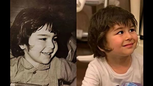 Taimur Is A Carbon Copy Of Dad Saif Ali Khan In This Picture; Fans Call Father-Son Duo 'Twins'