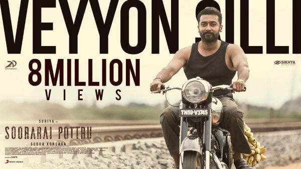 Veyyon Silli From Soorarai Pottru Crosses 8 Million Views On YouTube!