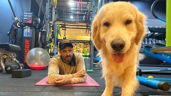 Hrithik Roshan Under Self-Quarantine Has His Dog Zane For Company; Their Photo Is All Things Cute