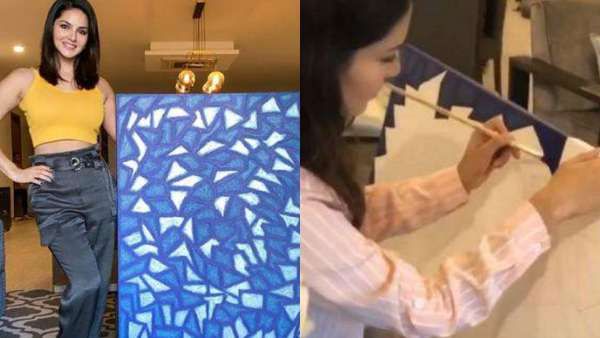 Sunny Leone Completes Quarantine Artwork 'Broken Glass', Says ‘It's Like Our Lives Right Now'