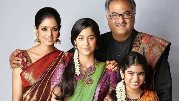 This Throwback Picture Of Sridevi And Boney Kapoor With Young Janhvi & Khushi Is Pure Gold